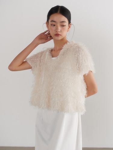 Bridal Fur Blouse - GANISONG - Modalova