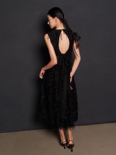 Bridal Snow Flower Dress_black - GANISONG - Modalova