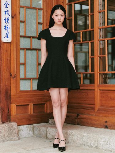 Bridal Waltz Mini Dress_black - GANISONG - Modalova