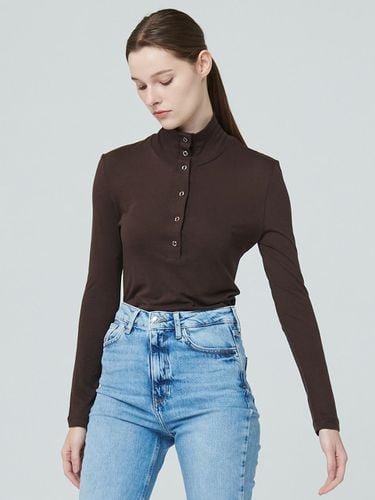 Turtleneck Snap T-Shirt - Nouve - Modalova