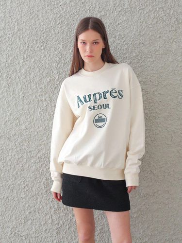 A Lyndon sweatshirt beige - Aupres - Modalova