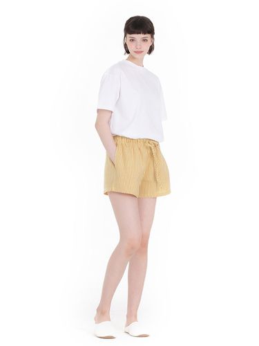 Sand stripe Women's shorts - FOVERE - Modalova