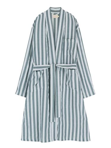 GREEN stripe robe - FOVERE - Modalova