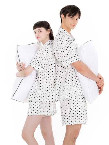 Simple Dot Couple Short-Sleeved SET - FOVERE - Modalova