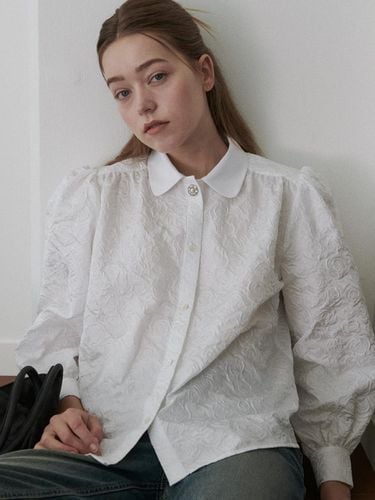 Jacquard puff shirt (white) - Siweol107 - Modalova