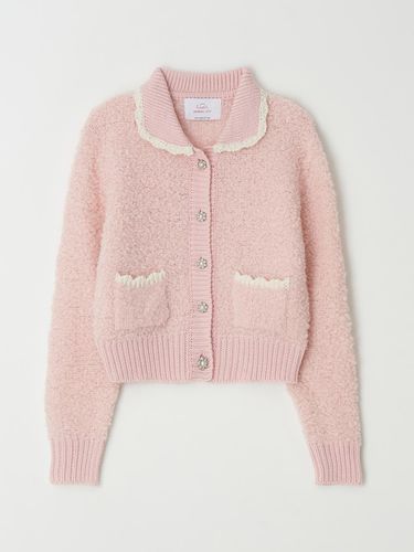 Fluffy knit cardigan (pink) - Siweol107 - Modalova