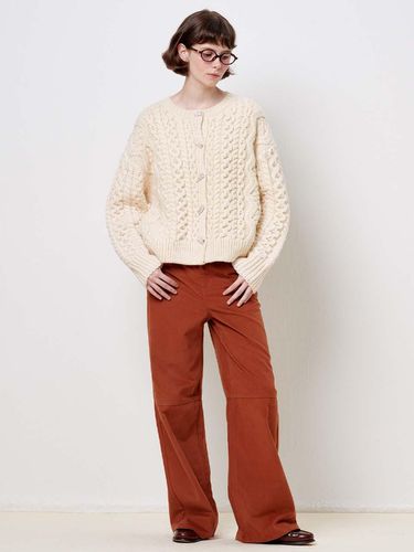 New Prepi Semi-Wide Pants Brown - PLAC - Modalova