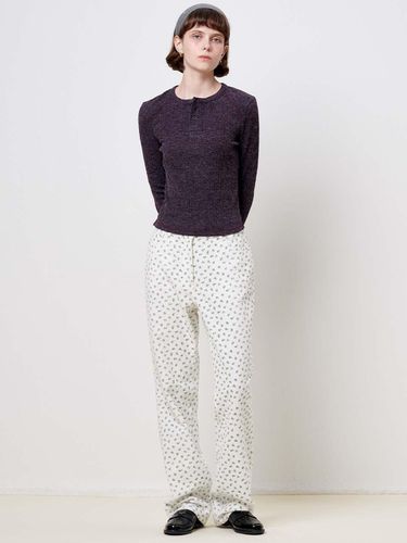 Snow Flower Pants White - PLAC - Modalova