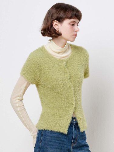 Somedays Cap Sleeve Cardigan Green - PLAC - Modalova