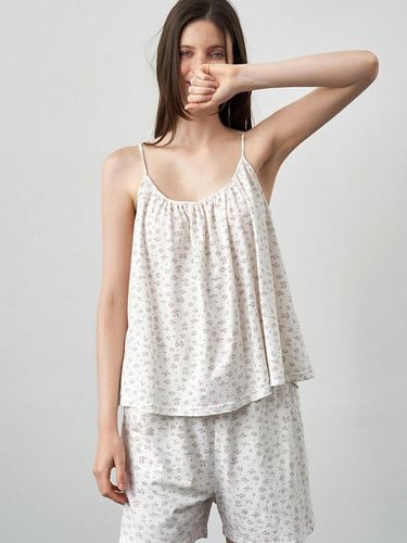 Shukr Flower Sleeveless Pajama Set - KOZNOK - Modalova