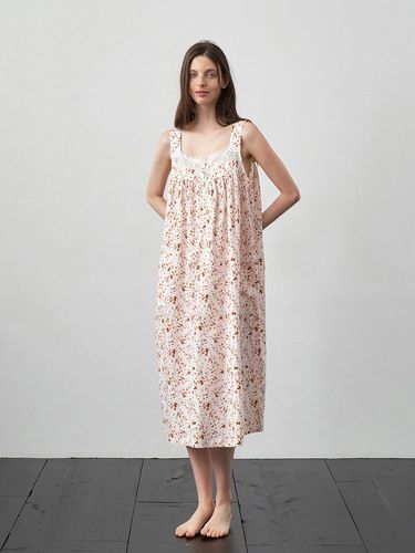 Koznock Rafflen Flower Sleeveless dress Pajamas - KOZNOK - Modalova