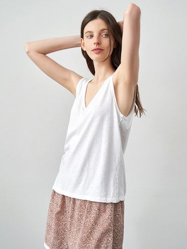 Women's hemp Basic sleeveless T-shirt - KOZNOK - Modalova