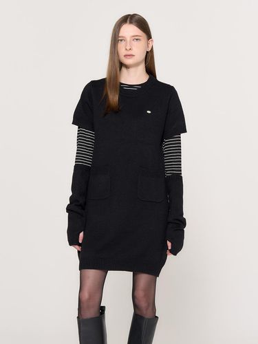 Armour Half Knitwear dress [BLACK] / WBD3L44550 - GENERAL IDEA - Modalova