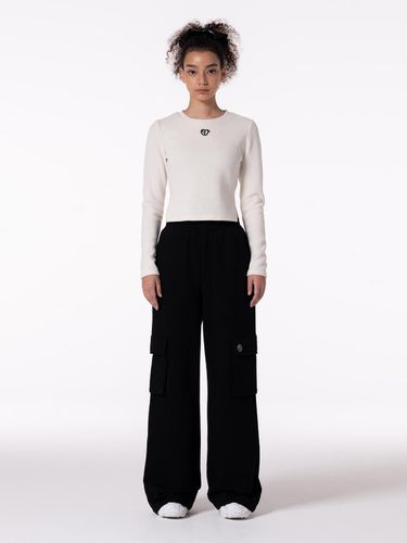 WAIST LAYERED BANDING PANTS - BLACK - MAKE A TOAST - Modalova