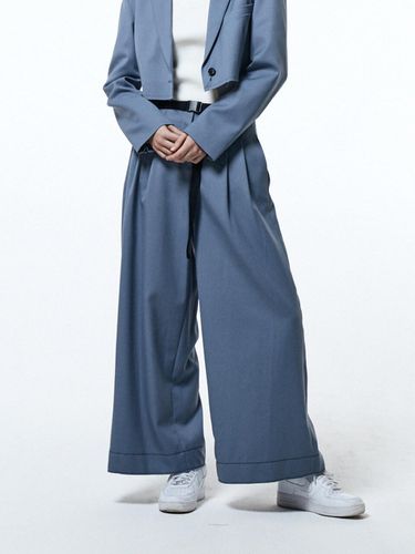 SET-UP SIDE PANTS BLUE - HAUS 072C - Modalova