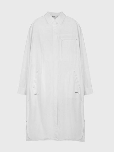 OVERFIT SHIRTS DRESS WHITE - HAUS 072C - Modalova