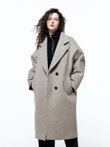 OVERFIT COAT BEIGE - HAUS 072C - Modalova