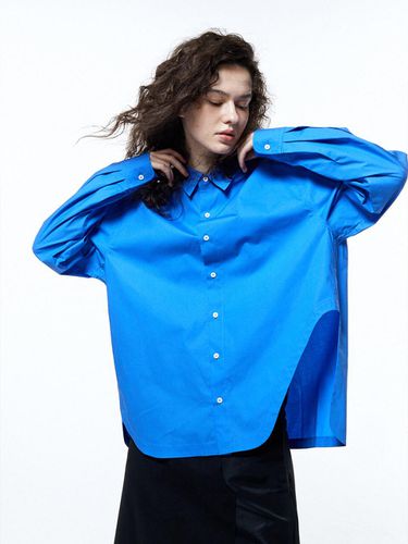 SIDE DETAIL SHIRTS BLUE - HAUS 072C - Modalova