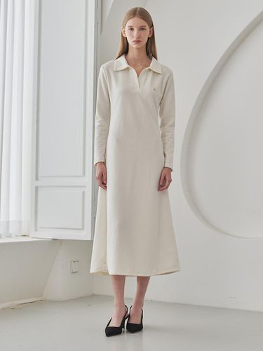 Slim Fit Collar Dress - Nouve - Modalova