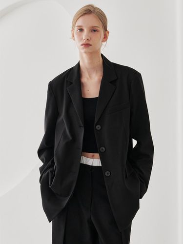 Wool Tailor Jacket - Black - Nouve - Modalova