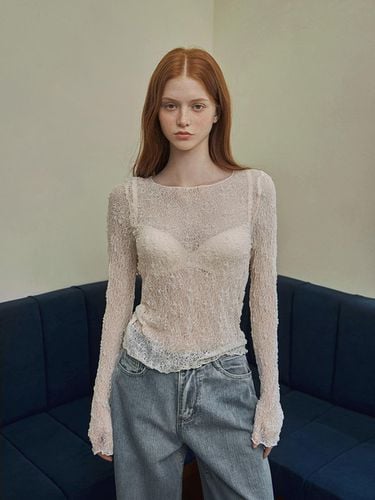 Vernon Lace See-Through T-shirt - TWEE - Modalova