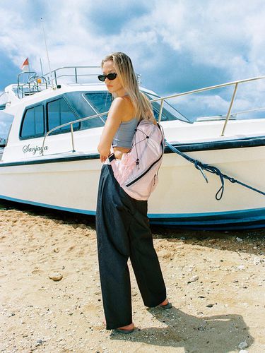 Bio Cotton Wide Pants (Black) - Naked Surf Club - Modalova