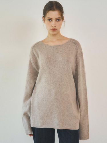 W/Always Relax Wool Round Knit 5color - WEDNESDAY OASIS - Modalova