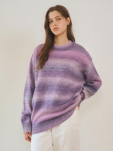 W/Always Gradation stripe Wool Knit 2color - WEDNESDAY OASIS - Modalova