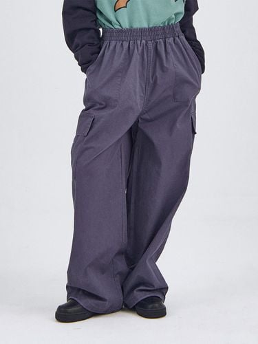 Cargo Pocket Wide Banding Cotton Pants [] - SOMEPLACE - Modalova