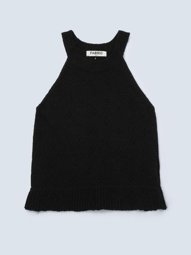 Adorable sleeveless knit_black - FABRIC SEOUL - Modalova