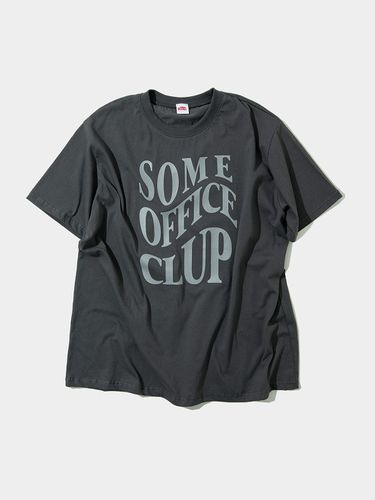 Some Office Club Graphic Oversized Fit T-Shirt - SOMEPLACE - Modalova