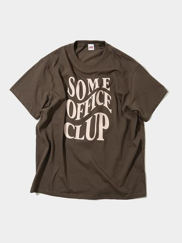 Some Office Club Graphic Oversized Fit T-Shirt - SOMEPLACE - Modalova