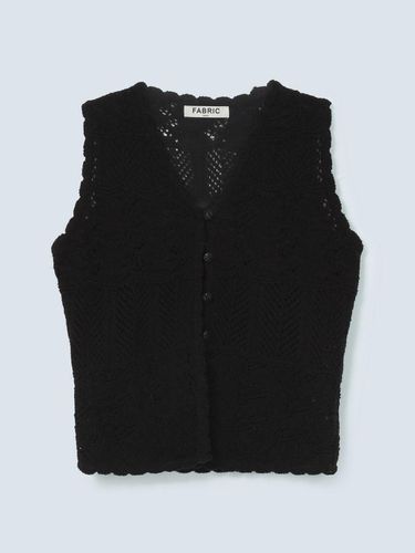 Love scasi knit cardigan_black - FABRIC SEOUL - Modalova