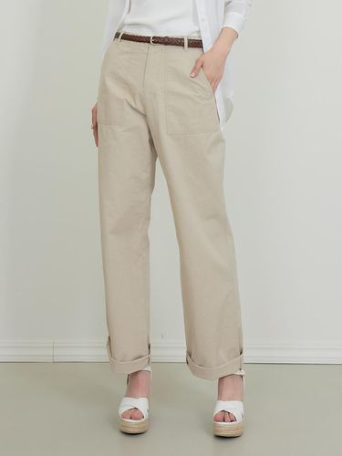 M241436] Cotton Cargo Pants 2 colors - racoco - Modalova