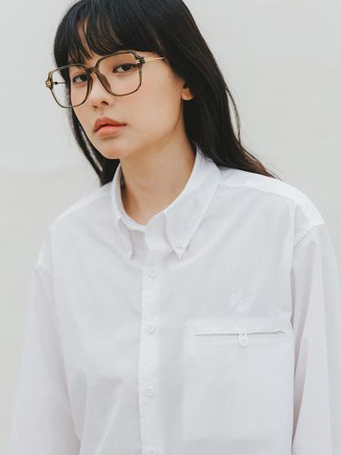 Pocket button Paper Shirt BK8921_White - BAKKEN - Modalova