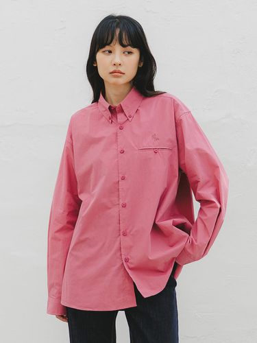 Pocket button Paper Shirt BK8921_Red Purple - BAKKEN - Modalova