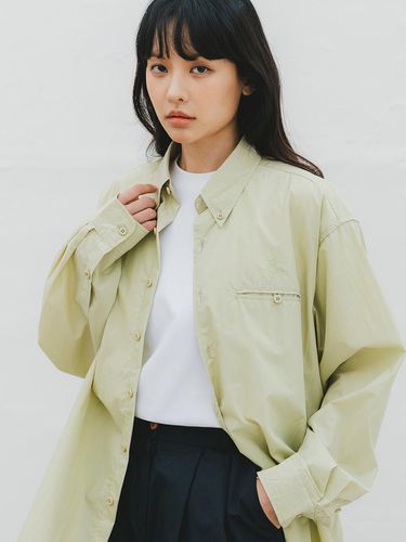 Pocket button Paper Shirt BK8921_GREEN - BAKKEN - Modalova