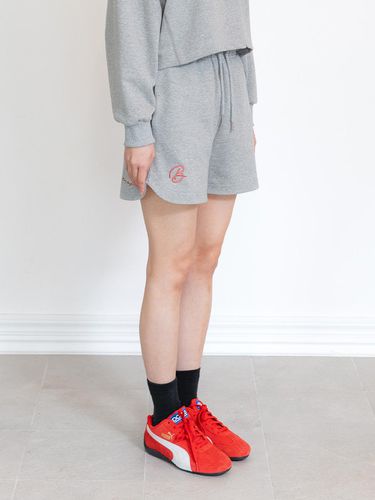 Signature Logo Sweat Shorts BK2998_Gray - BAKKEN - Modalova