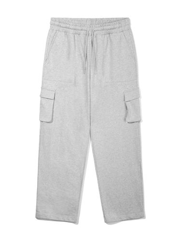 Barken puttig cargo wide sweat pants BK8907_Gray - BAKKEN - Modalova