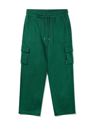 Barken Puttig Cargo Wide Sweat Pants BK8907_Green - BAKKEN - Modalova