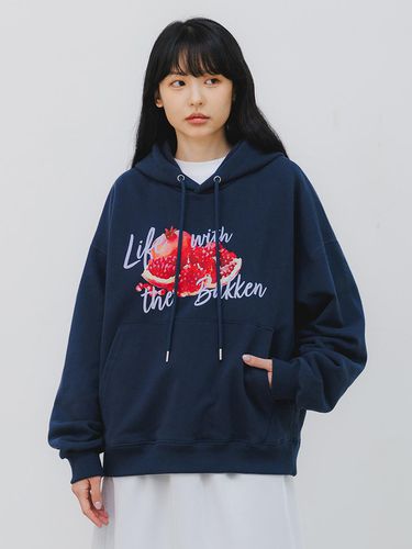 Pomgranate Hoodie BK6796_Navy - BAKKEN - Modalova