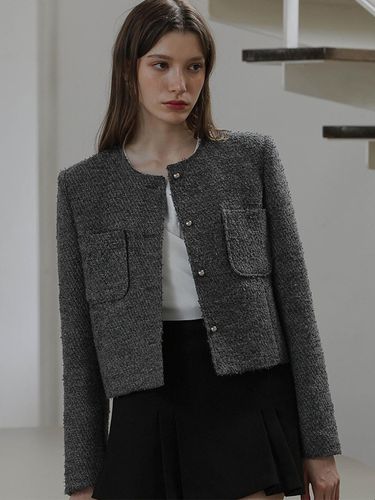 Out Pocket Single Tweed Jacket [] - DEHEVE - Modalova