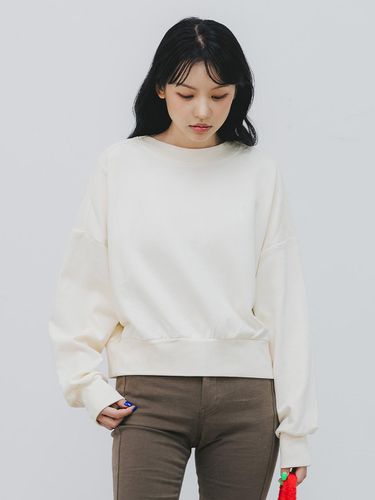 Comfort Logo Semi-Crop Sweatshirt BK8908 - BAKKEN - Modalova