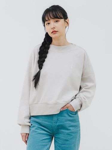 Comfort Logo Semi-Cropped Sweatshirt BK8908 - BAKKEN - Modalova