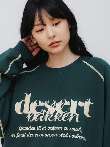 Desert Sweatshirt BK5979_Dark Green - BAKKEN - Modalova