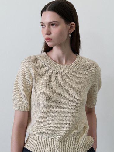 Cotton Short Sleeve Knitwear - Amour moier - Modalova