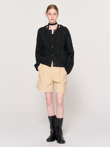 Ultrasound Cable Cardigan [BLACK] / WBD3L04522 - GENERAL IDEA - Modalova