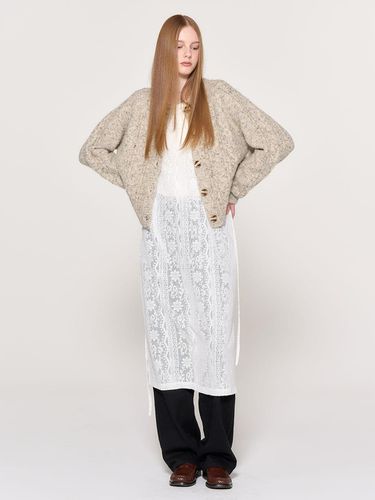 Ultrasound Cable Cardigan [OATMAL] / WBD3L04522 - GENERAL IDEA - Modalova