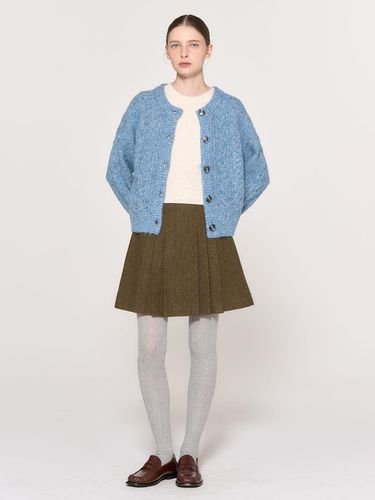 Ultrasound Cable Cardigan [BLUE] / WBD3L04522 - GENERAL IDEA - Modalova