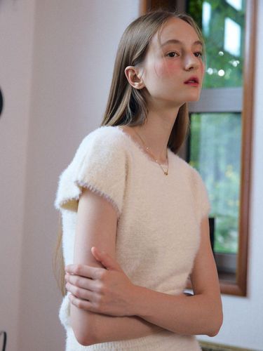 Adorable cozy knit top - FABRIC SEOUL - Modalova